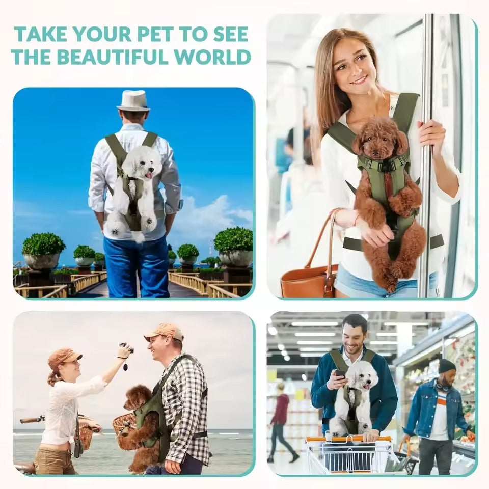 Borsa per Animali Domestici Portatile - Traspirante & Pronta per Viaggiare