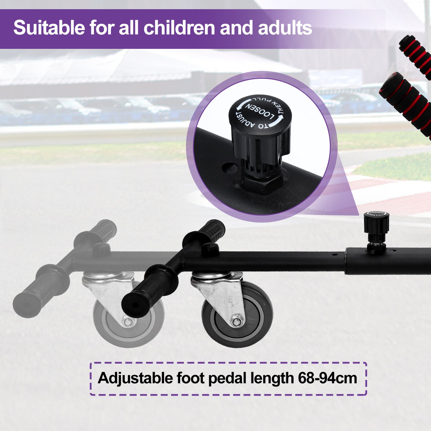 HoverKart Pro – Sella per Hoverboard Confortevole e Regolabile