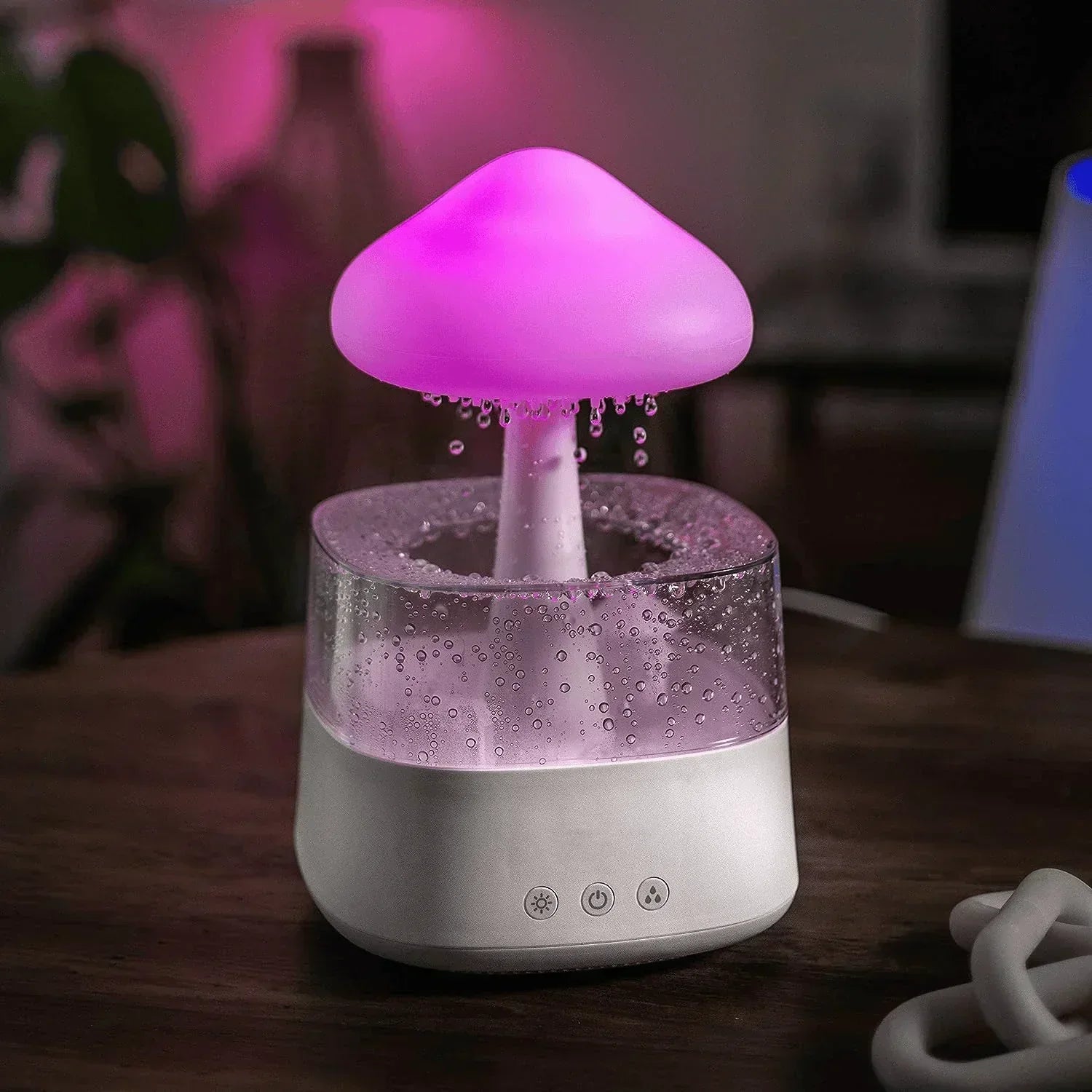 Umidificatore con Luce Notturna e Aromaterapia – AromaGlow