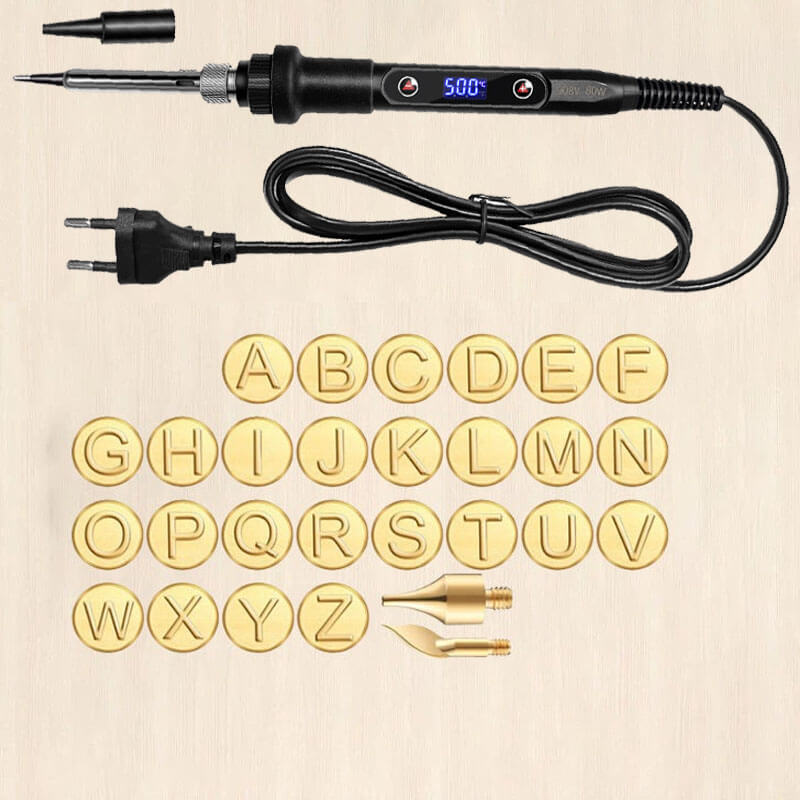 Set fai-da-te per la combustione del legno e la incisione