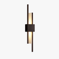 Aplique de parede de design LED com barra metálica dourada Xeres