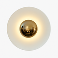Applique de parede design LED em disco colorido em metal estilo Porch Luxury