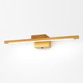 Applique murale Nordica en bois massif pour miroir de salle de bain