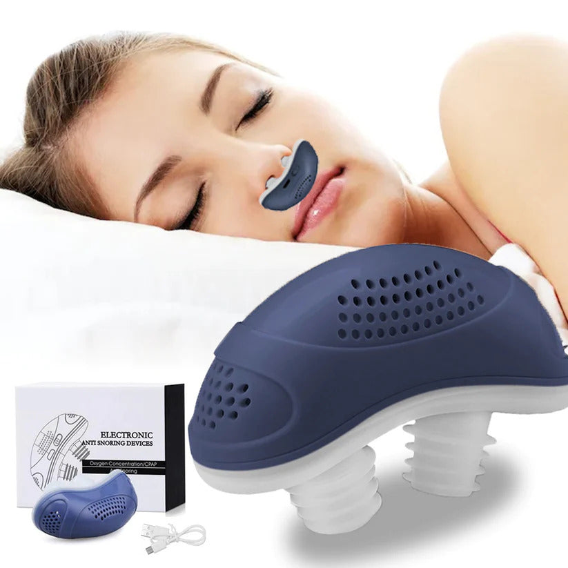Dispositivo per Apnea Notturna BreatheEase Micro CPAP – Dispositivo Compatto Anti-Russamento per un Sonno Migliore