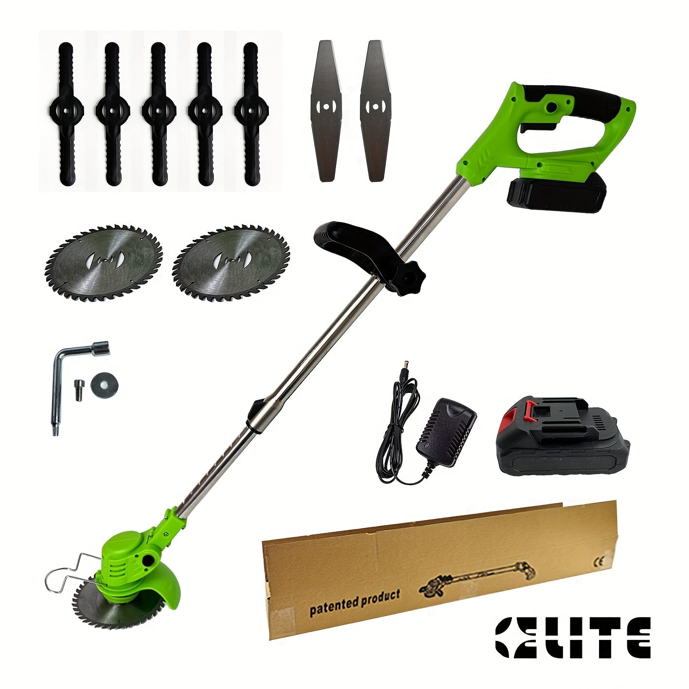 Rasaerba Elettrico Wireless Portatile in Litio – Regolabile e Ricaricabile