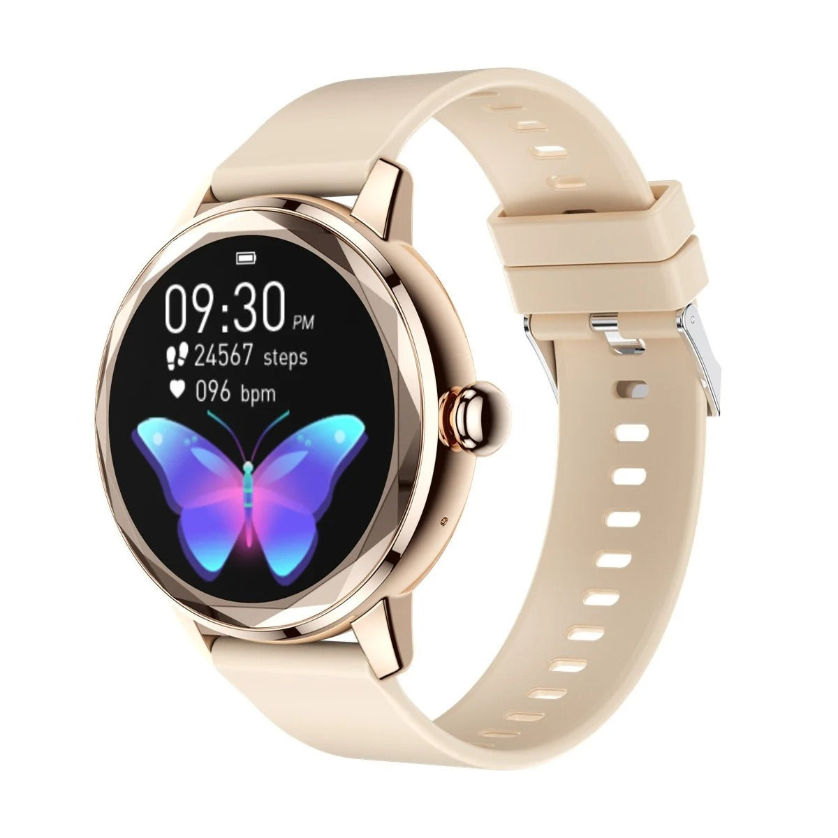 Orologio Smart da Donna Smart Gold – Orologio Sportivo di Lusso in Acciaio Inossidabile