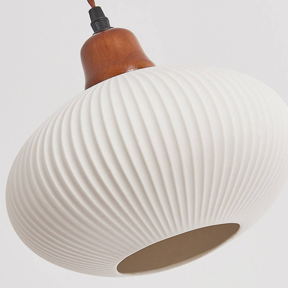 Lampada a Sospensione in Ceramica Elegante - Design Rustico