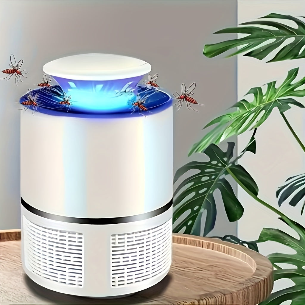 Lampada Silenziosa per Zanzare USB – Cattura Insetti Automatica con Luce Blu