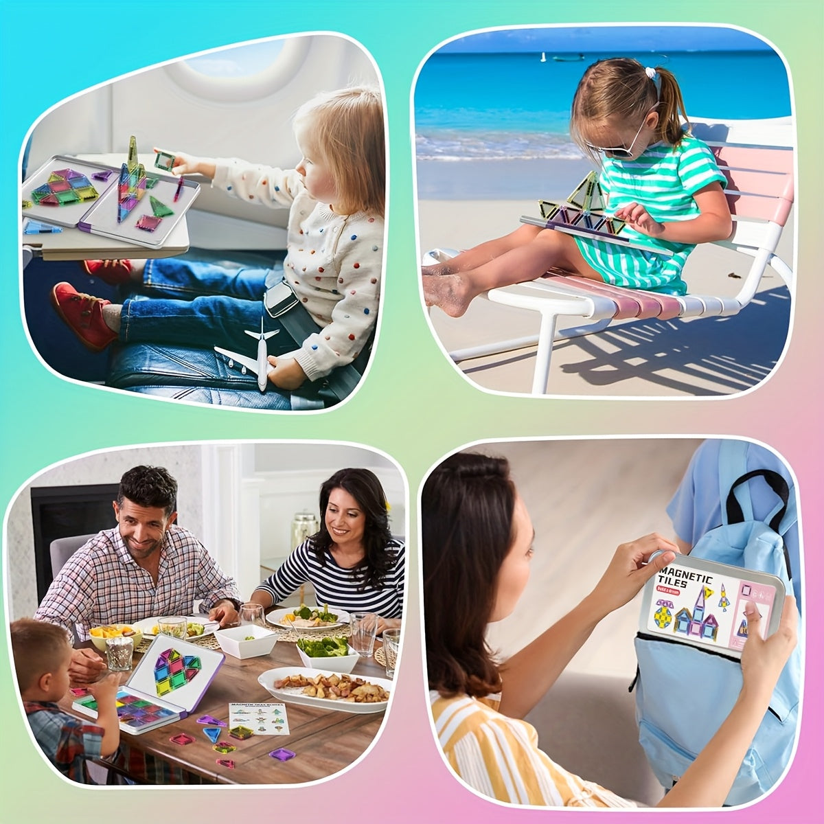 Set di Blocchi Magnetici Mini – Gioco Compatto e Versatile