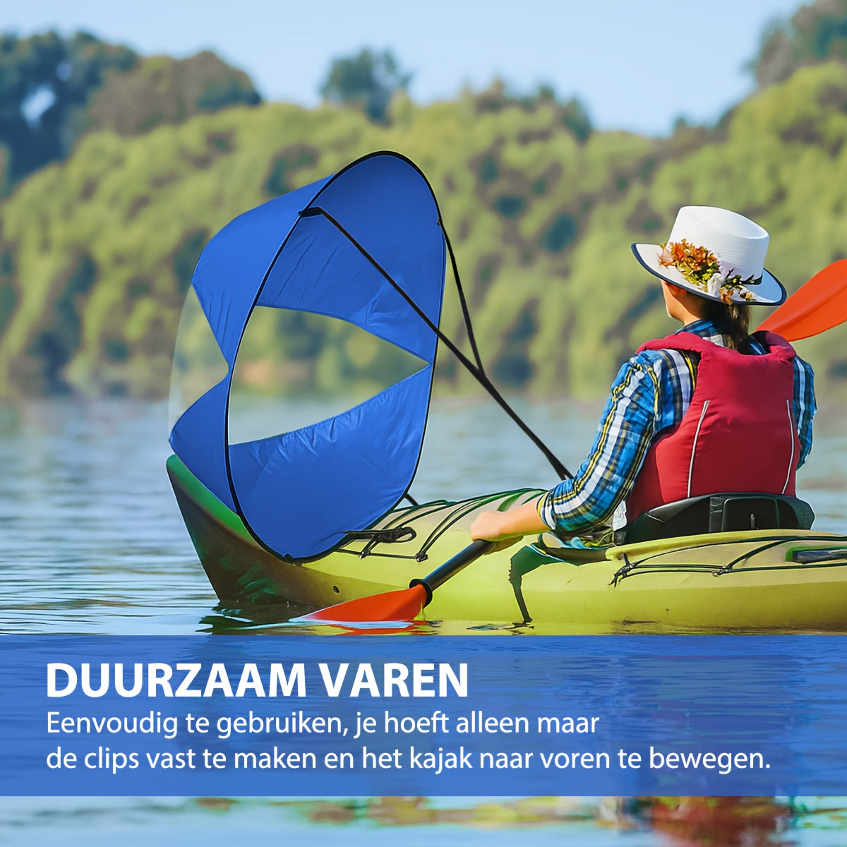 VelocitàVela Kayak Pieghevole – Efficiente e Facile da Usare