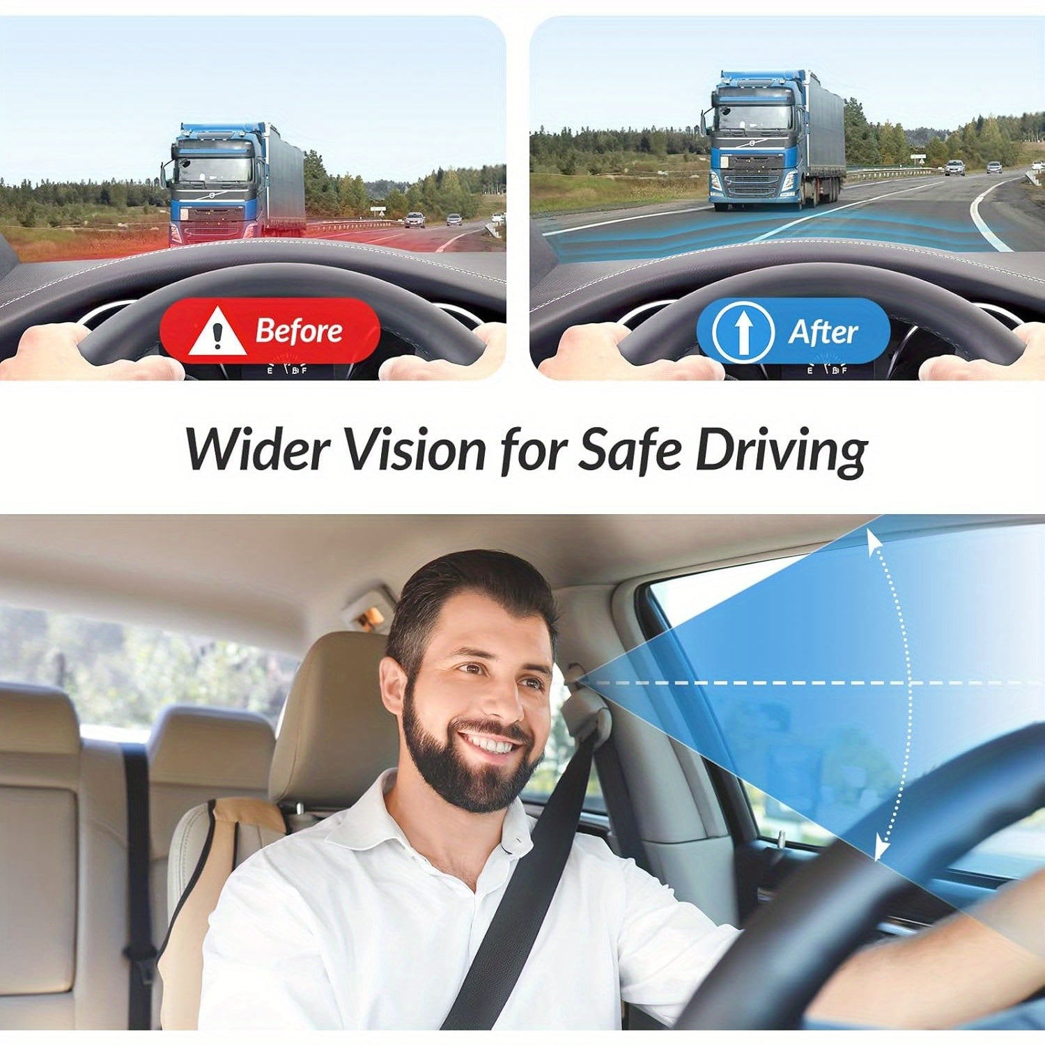 Cuscino Ergonomico Triangolare per Auto – Supporto in Schiuma Memory