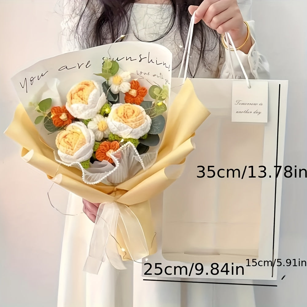 Bouquet di Fiori All'Uncinetto Fatti A Mano – Il Regalo Perfetto per la Festa della Mamma