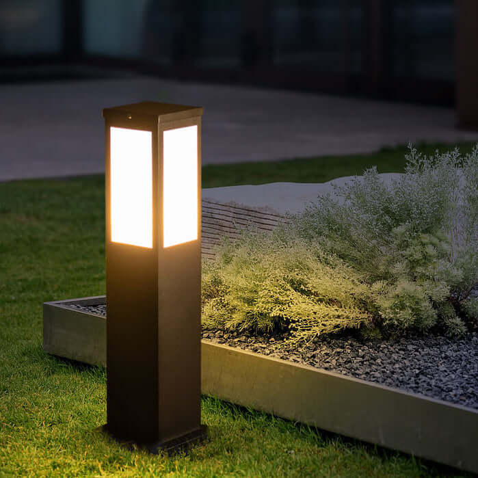 Lanterna da Esterno Moderna - Lampada da Giardino LED Quadrata