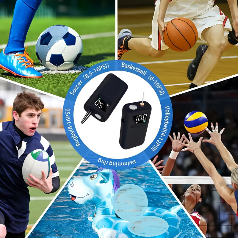 Pompa Automatica per Palloni 20 PSI – Veloce e Comoda per Vari Palloni Sportivi