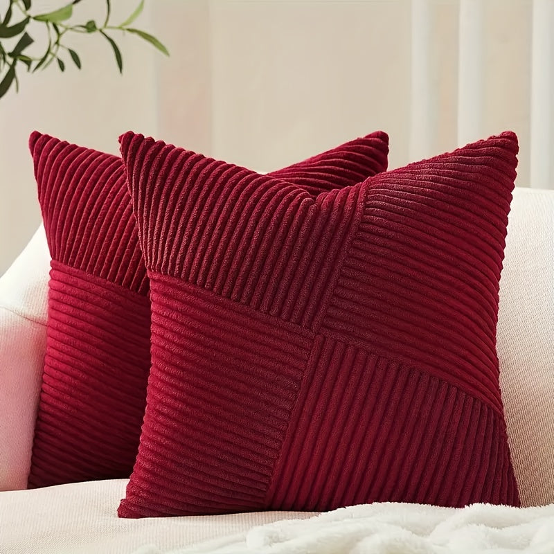 Copridivano in Velluto a Coste in Stile Bohemien – Morbidi e Eleganti per Sofa e Letto