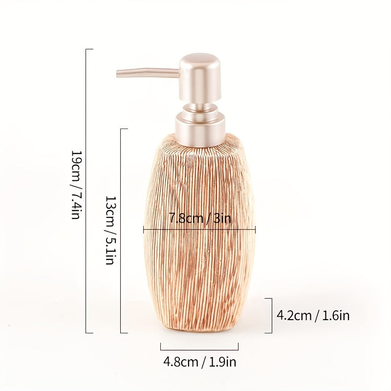 Set da Bagno in Ceramica Stile Legno – Accessori Lusso per un Tocco Naturale nel Tuo Bagno