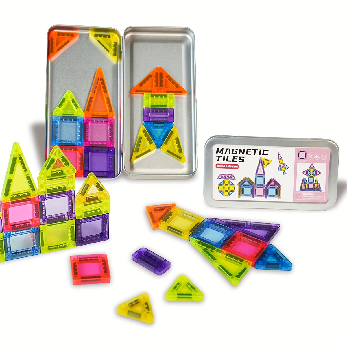 Set di Blocchi Magnetici Mini – Gioco Compatto e Versatile