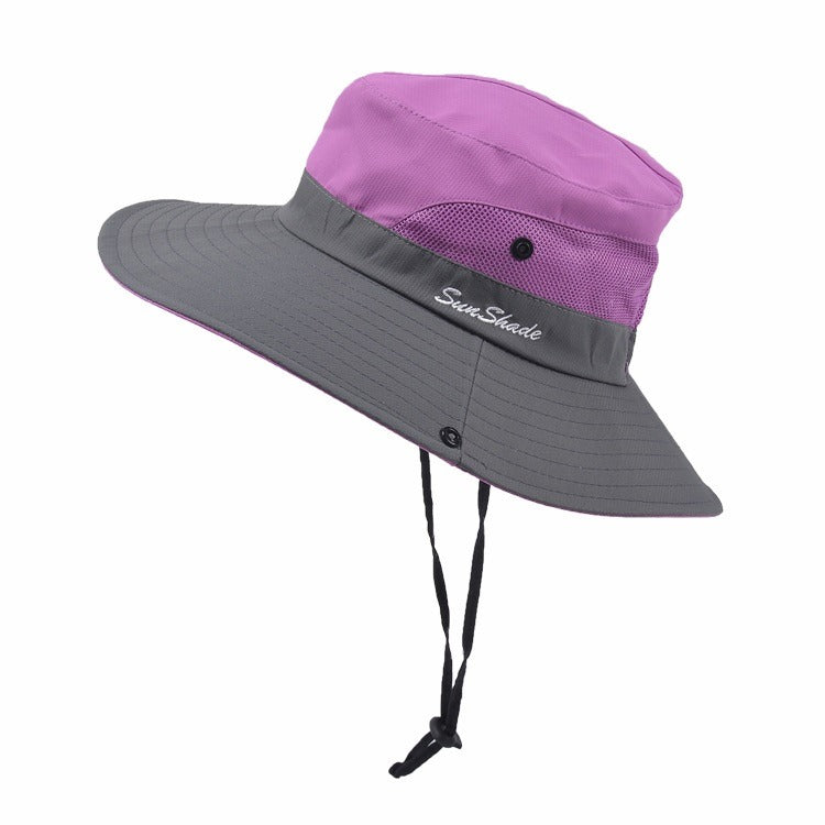 Cappello da sole elegante da donna con protezione UV e ampia visiera – Livia
