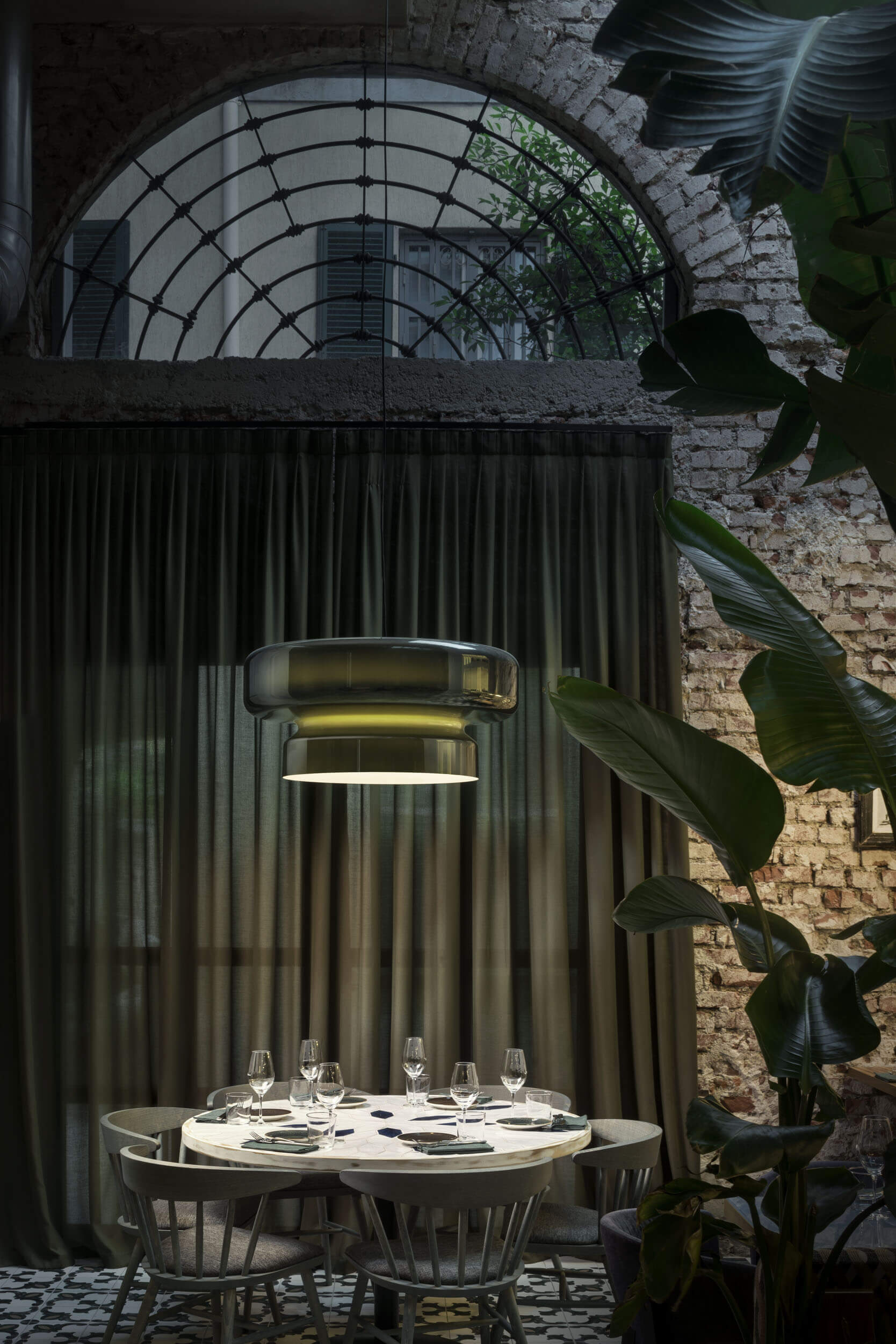 Lampada a Sospensione Stile Bohemien - Vetro & Metallo LED