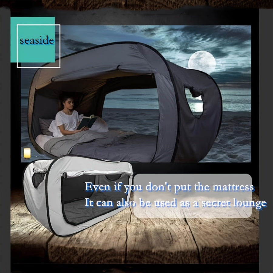 Letto a Tenda Pieghevole CozyNest – Protezione e Riposo a Portata di Mano