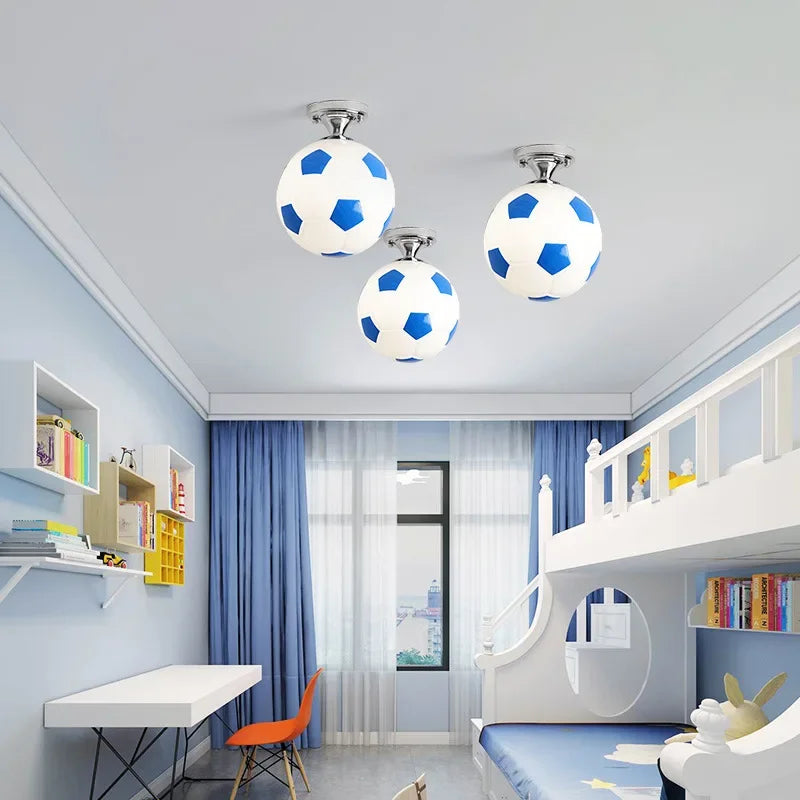 Lampada da soffitto a tema calcio – GoalBright