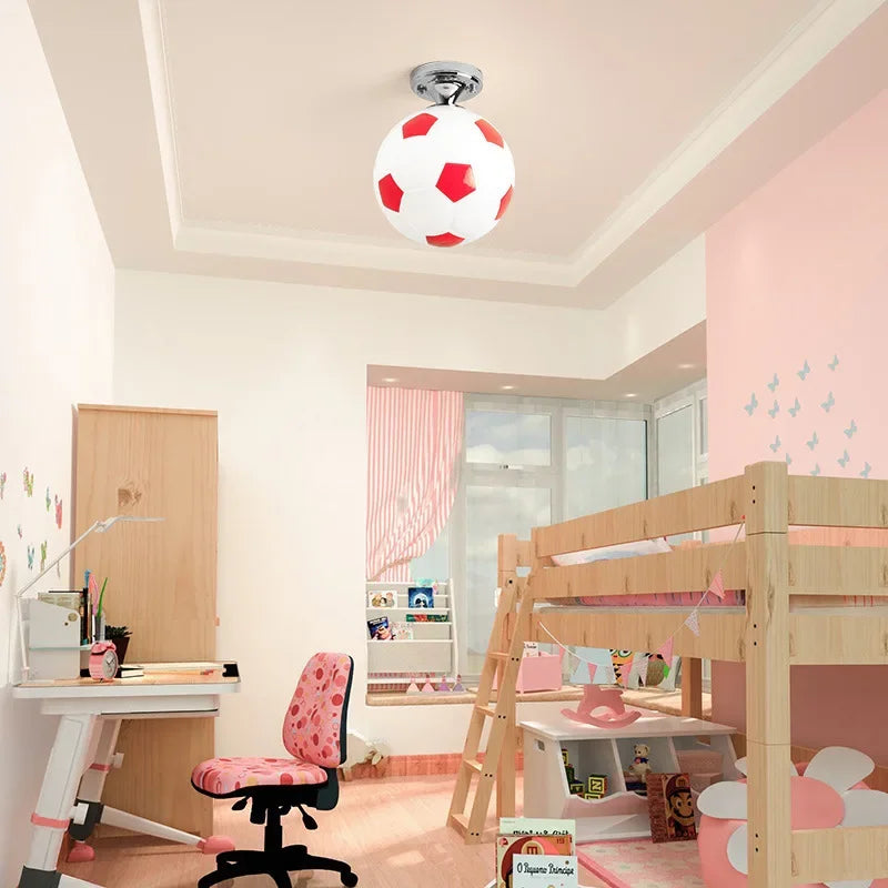 Lampada da soffitto a tema calcio – GoalBright
