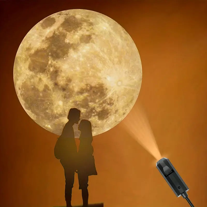 Lampada Proiettore Terra e Luna – CelestiaGlow