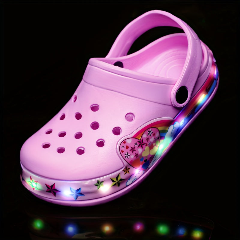 Zoccoli per Bambini Luminosi al Buio – Scarpe Traspiranti e Antiscivolo
