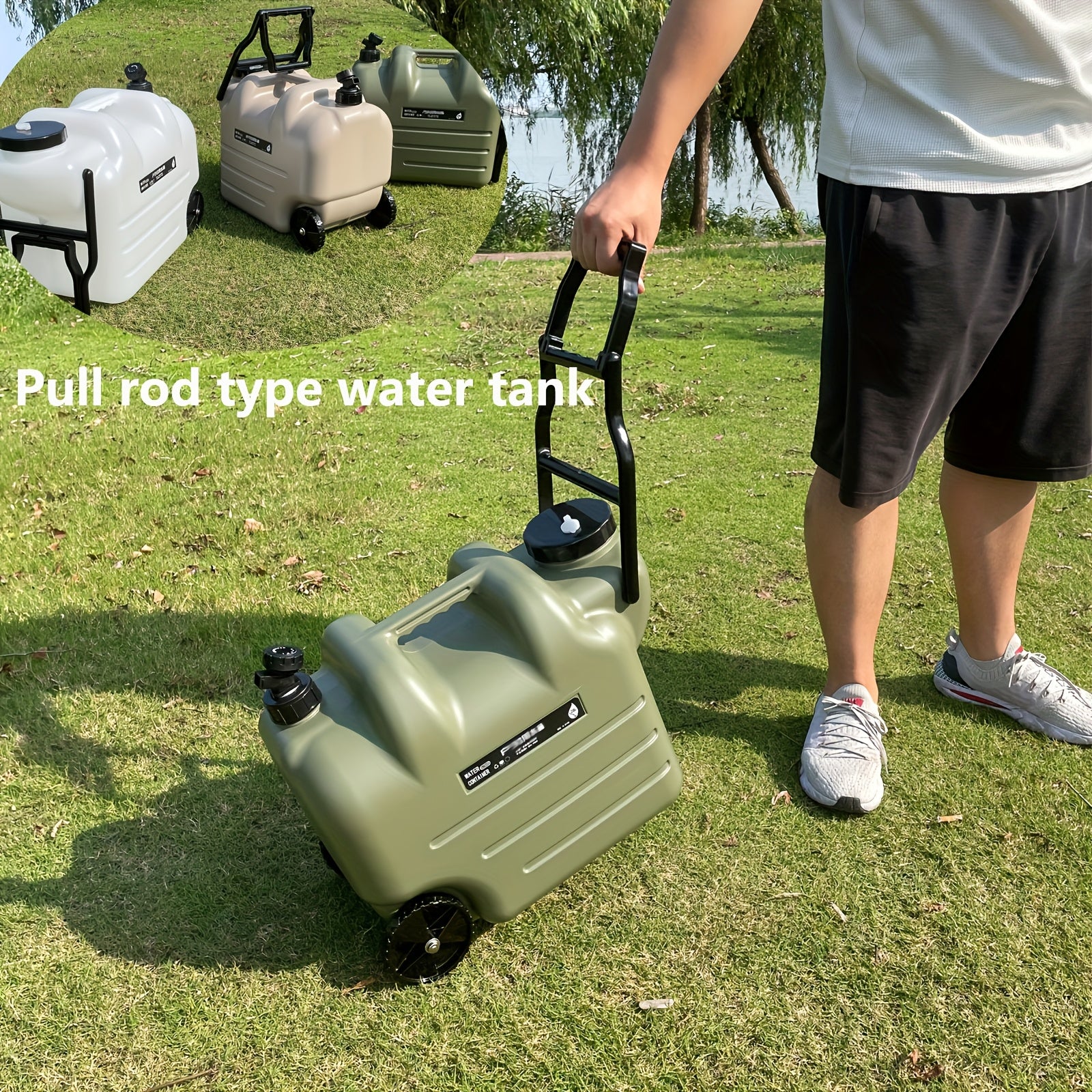 WaterMover Secchio d'Acqua Portatile – Grande, Robusto e Facile da Muovere