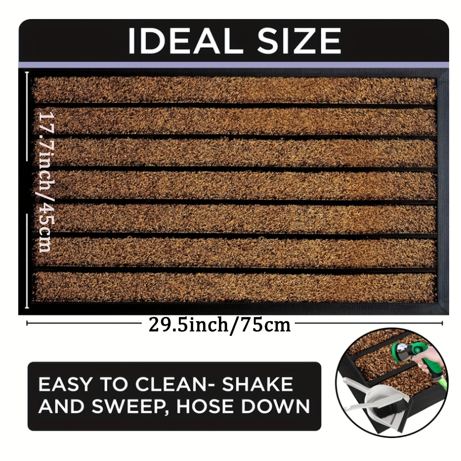 Tappetino d'Ingresso Ultra Durevole – Assorbe Sporco e Protegge la Tua Casa
