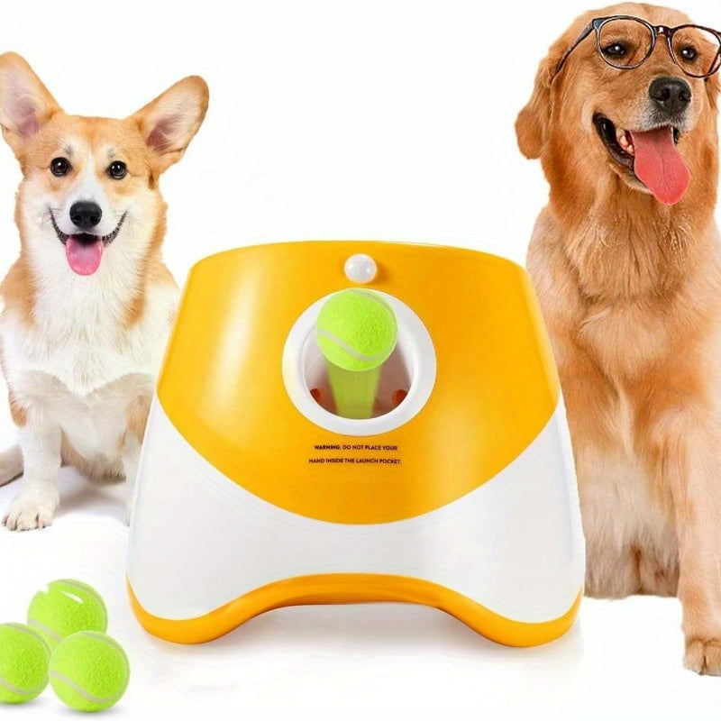 FetchMaster Pro – Lanciatori automatici interattivi di palline per cani con ricarica USB