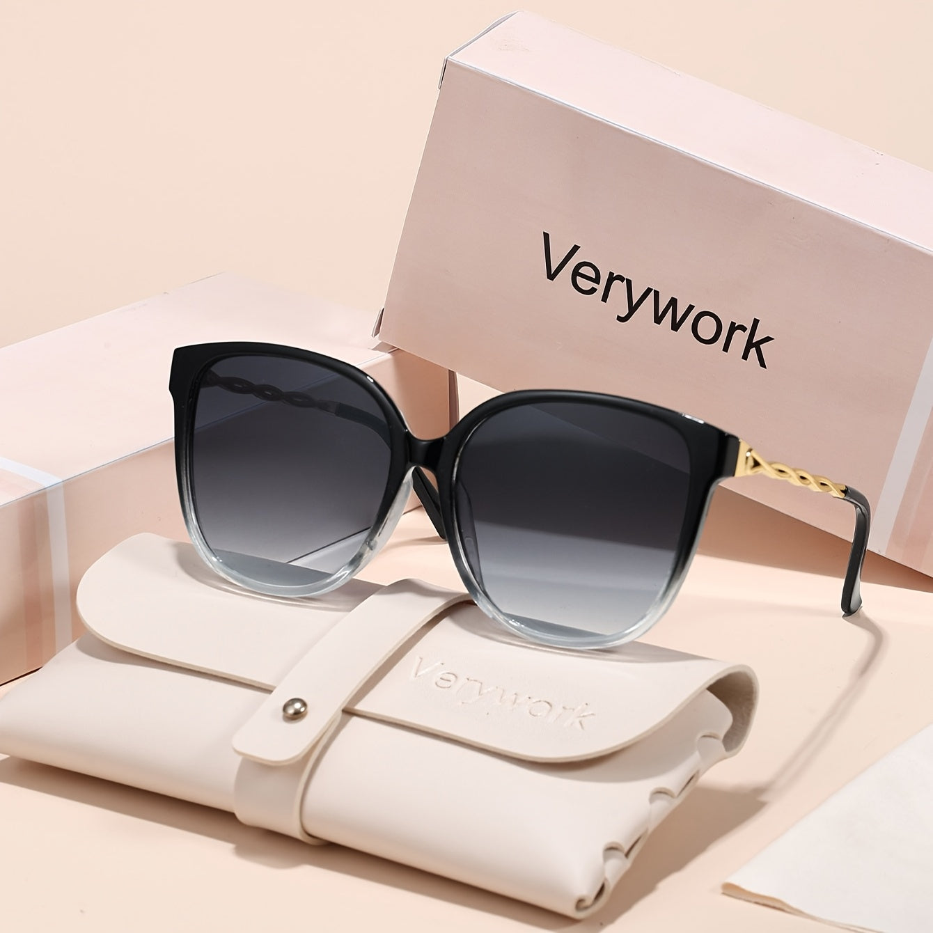 Occhiali da sole retro per donne – Occhiali quadrati eleganti con lenti antiriflesso