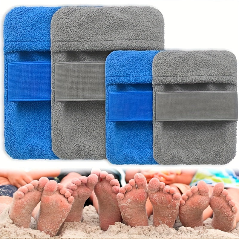 Borsa per Rimozione della Sabbia da Spiaggia – Rimozione Veloce della Sabbia con Fascia Elastica per Spiaggia e Vacanze