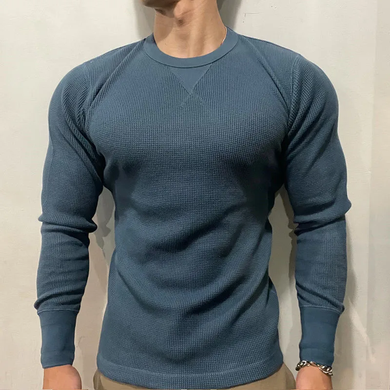 Maglione Autunnale Muscle Fit da Uomo – Bravone: Edizione Foglie d'Autunno