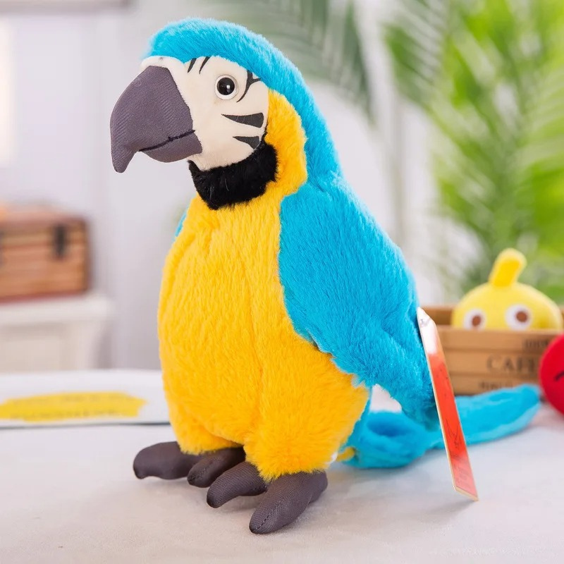 Il Pappagallo Chiacchierone Peluche - Squawkie