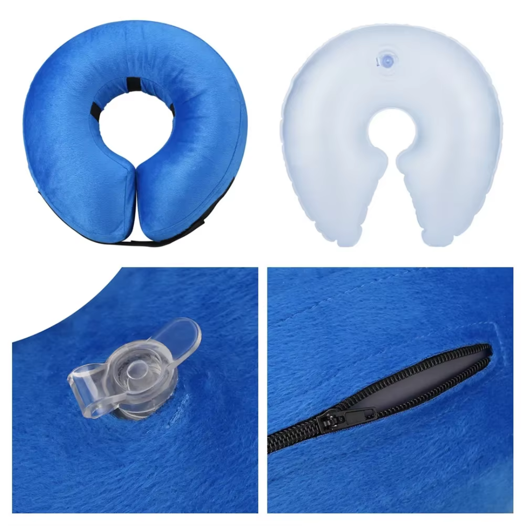 Collare Inflabile Protettivo per Cani - Anello di Recupero Morbido e Confortevole