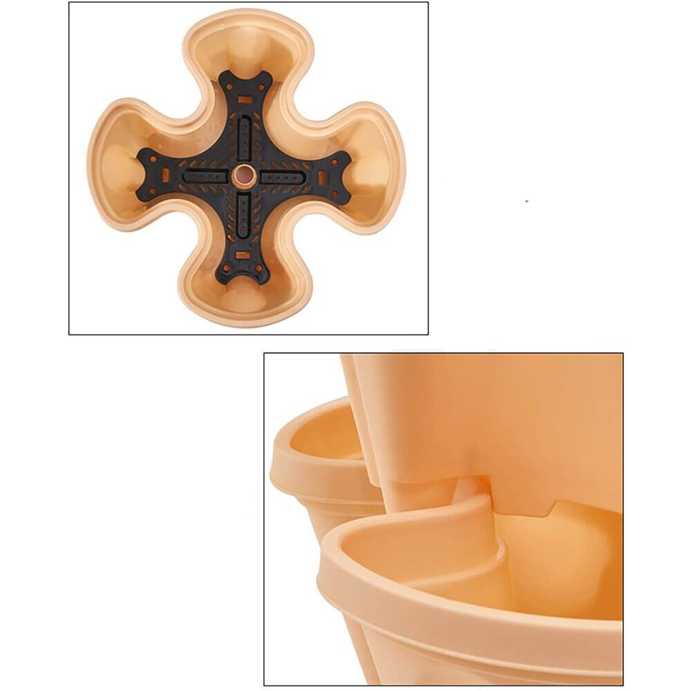 Vasi per Piante Impilabili Salva-Spazio - StrawberryStack