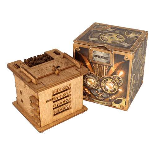 Puzzle Box di Fuga Interattivo in Legno – MindVault