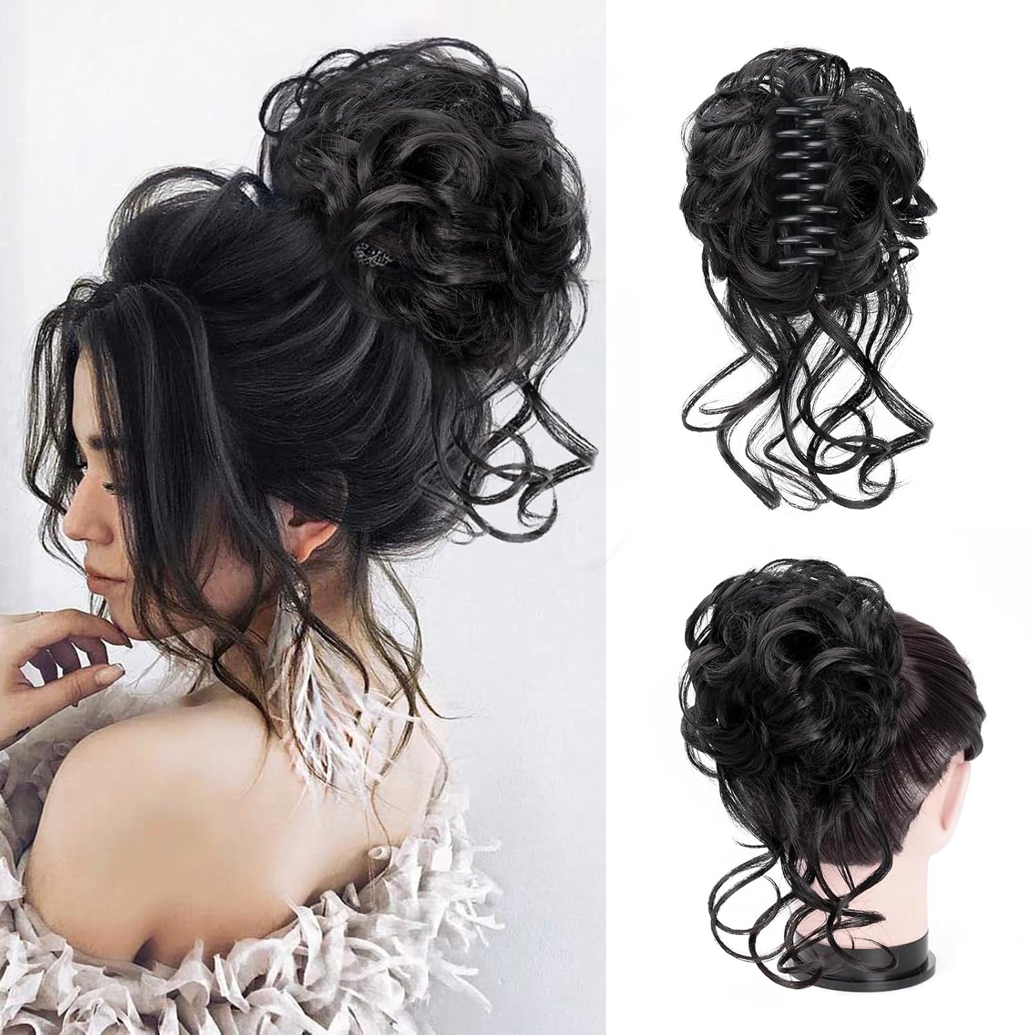 Clip con Estensione per Capelli per Chignon Attorcigliato – CurlClip