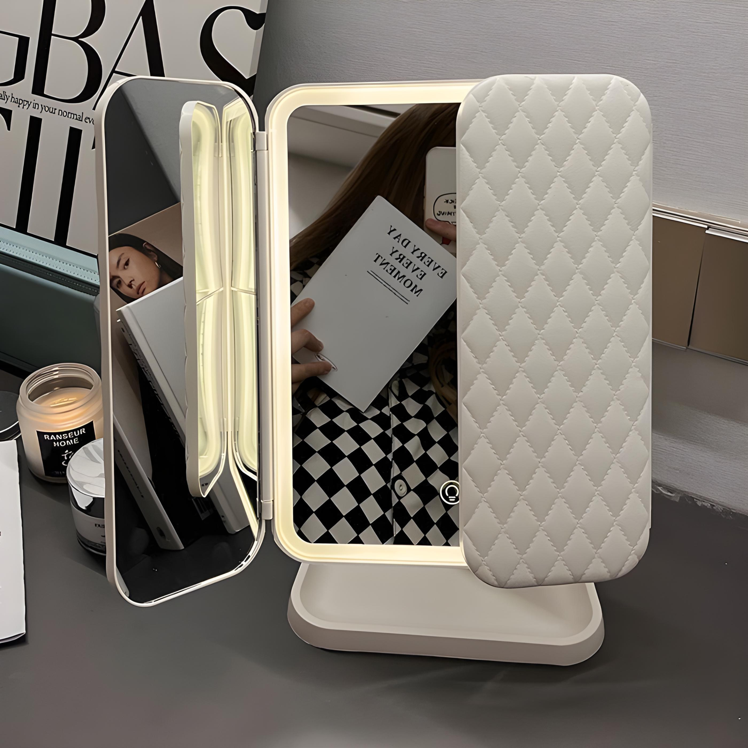 Specchio per Trucco a LED con Illuminazione Tripla - Clara