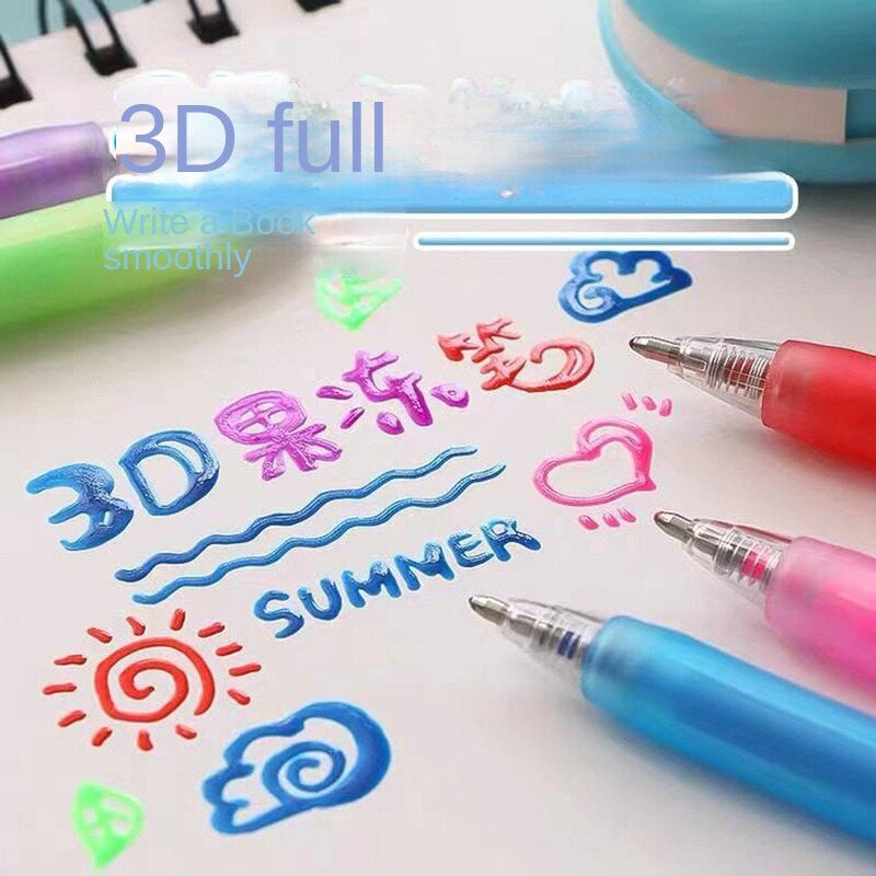 Set di Penne Gel Colorate per Design Creativi 3D – Set di Penne 3D ArtPen