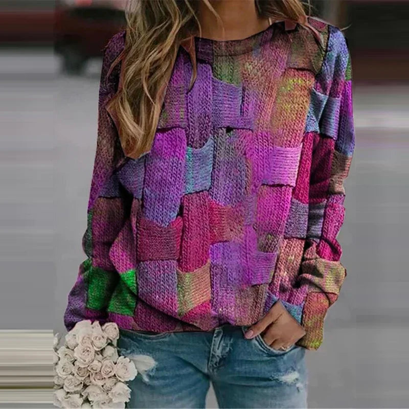 Maglione Autunnale Colorato da Donna – Ella