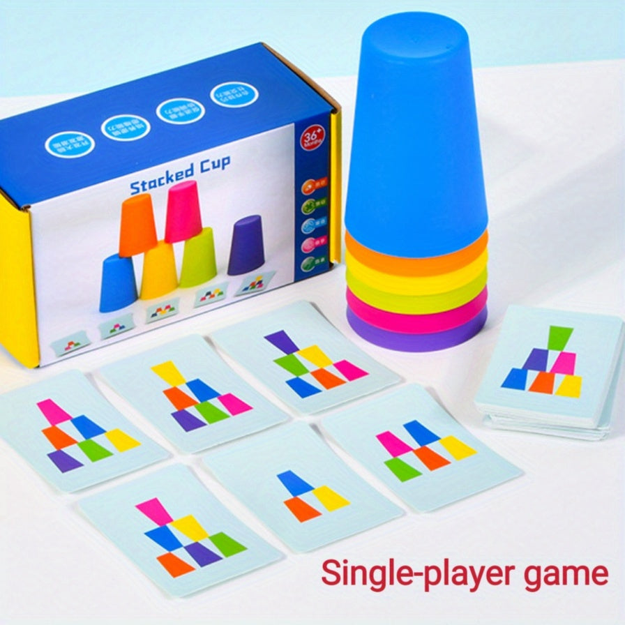 Gioco Educativo di Puzzle con Tazze Impilabili - StackSmart