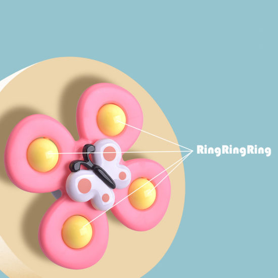 Set di Gioco con Spinner a Ventosa di 3 - SpinFun
