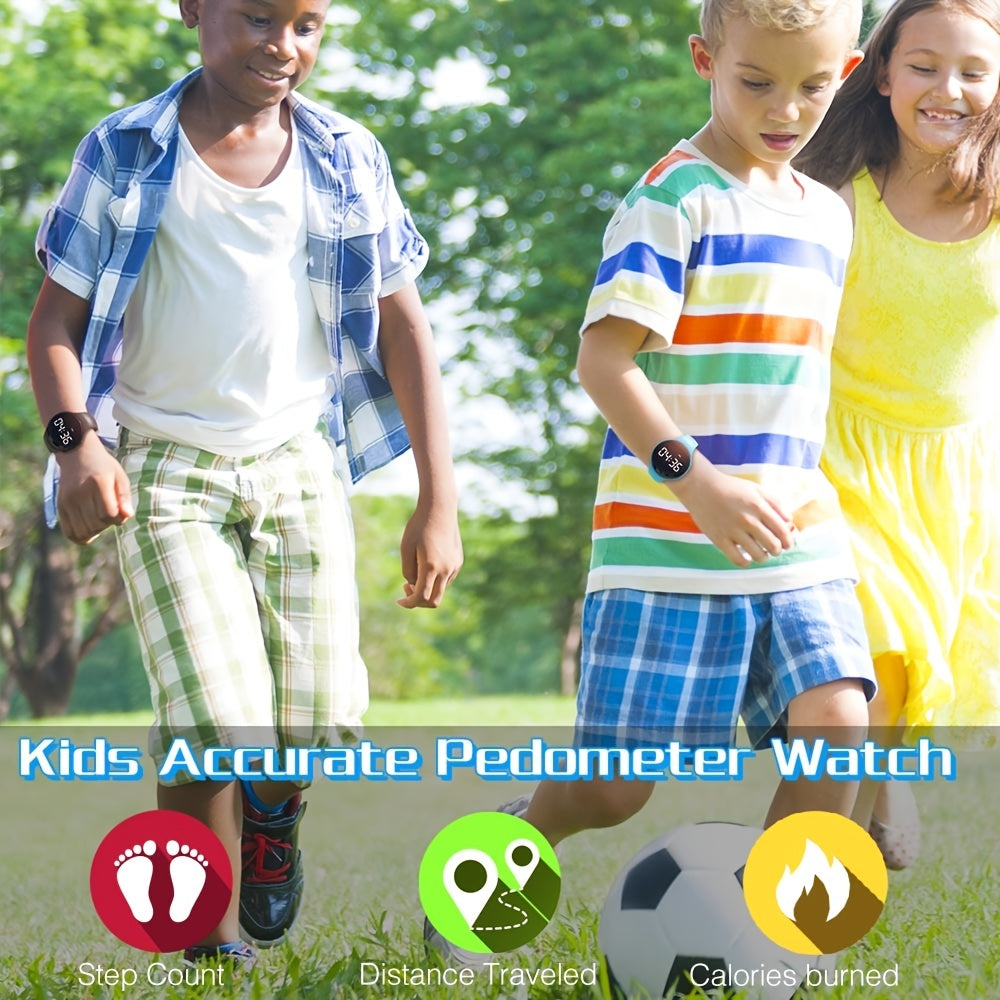 Orologio Digitale LED con Contapassi e Allarme Vibrante – Fitness Tracker per Bambini