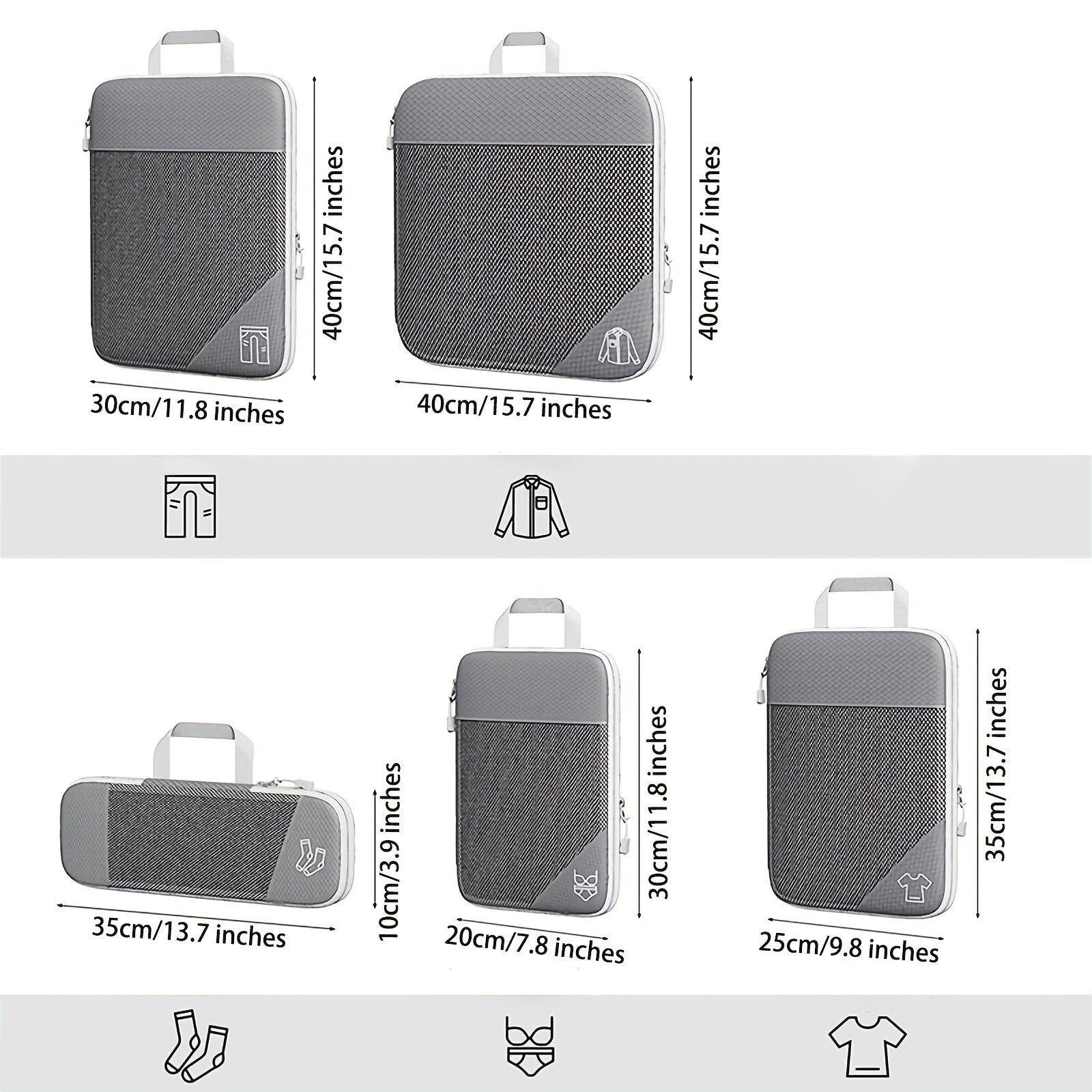 Set Organizzatore da Viaggio – Compatto e Pratico per Viaggiare