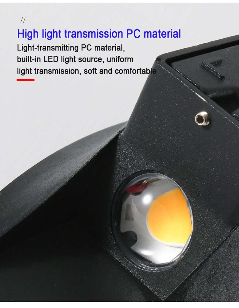 Lampada da Parete Moderna per Esterni - Design Ovale e Rettangolare