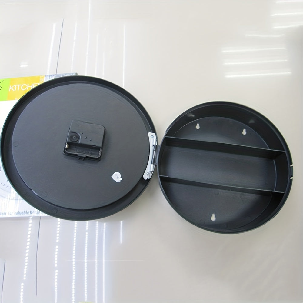 Orologio da Parete con Scomparto di Stoccaggio Nascosto – Pratico e Discreto