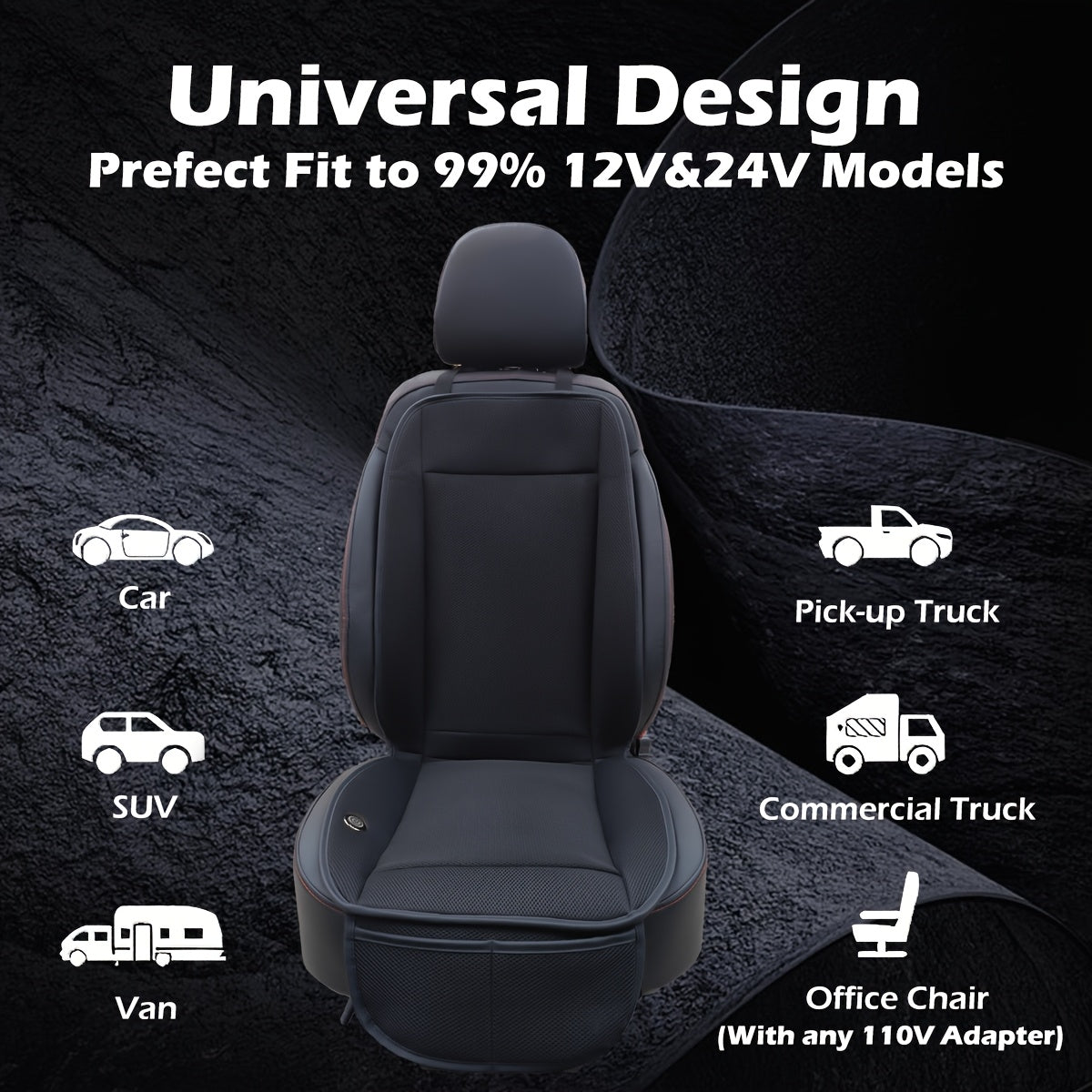 Cuscino per Sedile Auto Turbo – Raffreddamento Rapido e Comfort