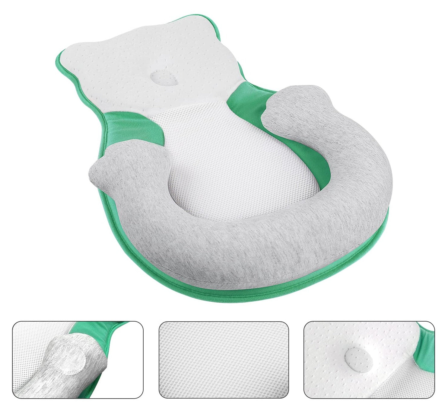 Cuscino di Posizionamento Morbido per Neonati con Supporto per le Gambe – CuddleNest